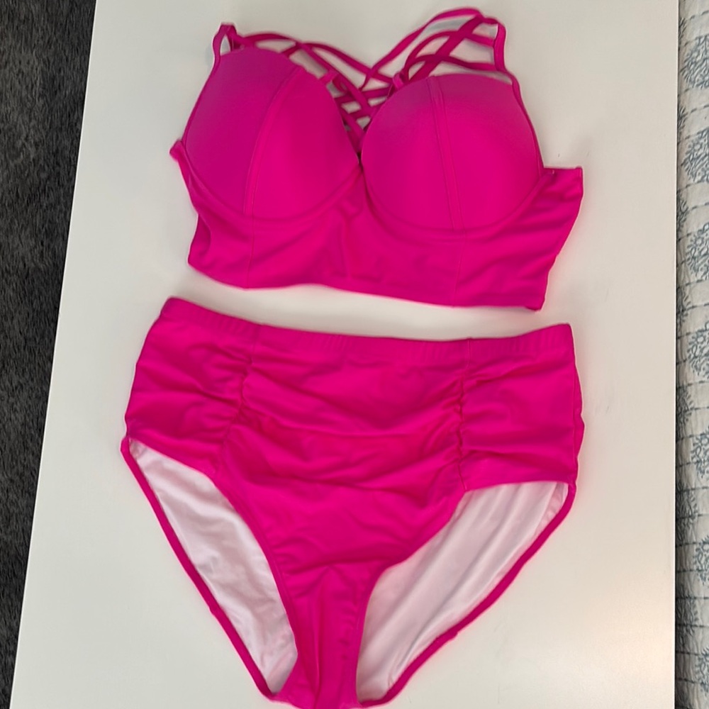 Vibrant Pink Bikini Set